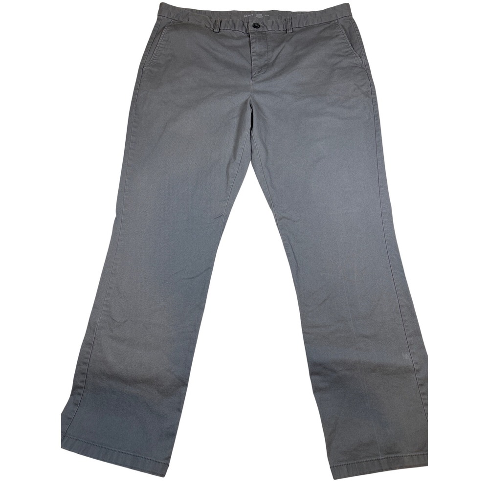 Old Navy Ultimate Straight Built-In Flex Gray Chino Pants Mens 40x32